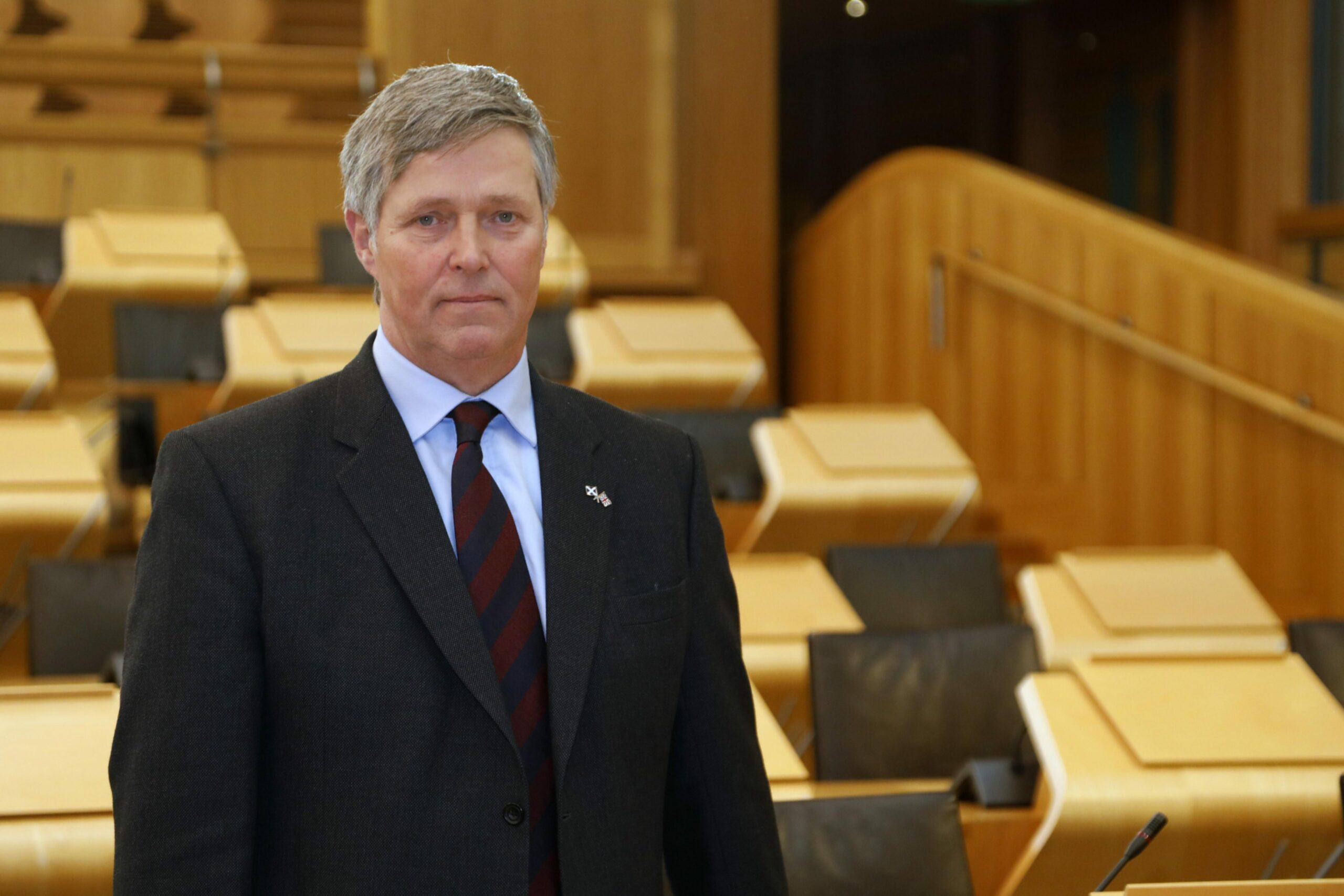 Edward Mountain has urged NHS Highland to speed up treatment times for breast cancer patients. Image: Andrew Cowan/ Scottish Parliament