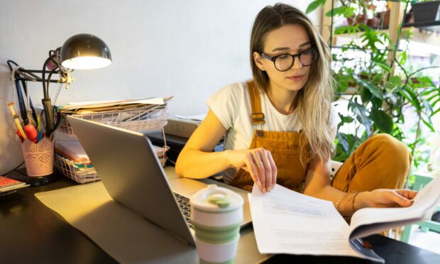 A good home office has natural daylight and greenery and ideally, not too many distractions.