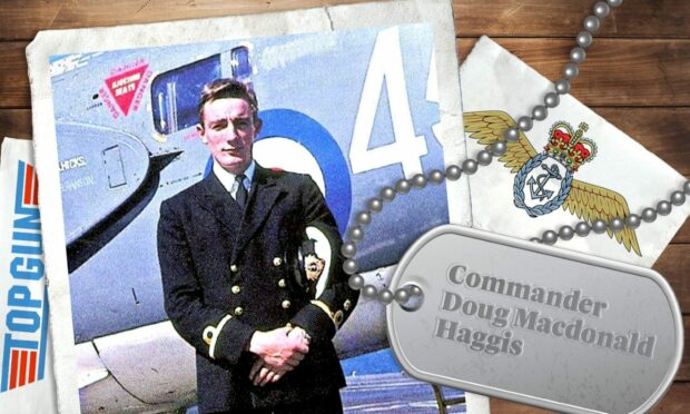 Commander Doug Macdonald of the Royal Navy's Fleet Air Arm, and original Top Gun.