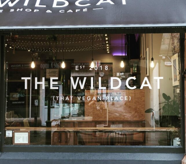 vegan Wildcat Cafe store front
