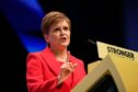 First Minister Nicola Sturgeon makes her keynote speech on the final day of the 2022 SNP Conference in Aberdeen.