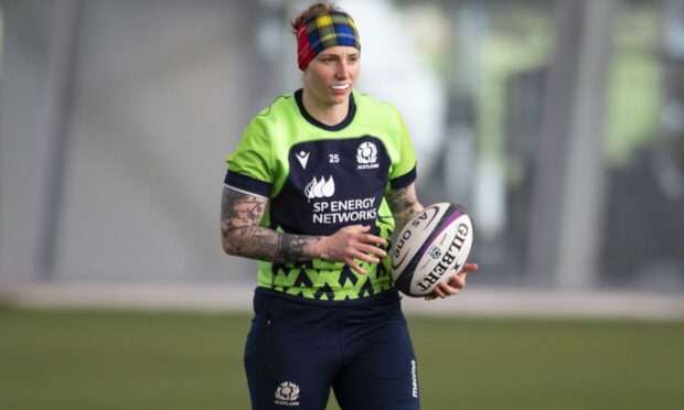 Scotland Women's Jade Konkel during a training session at The Oriam in Edinburgh. (Photo by Mark Scates / SNS Group)