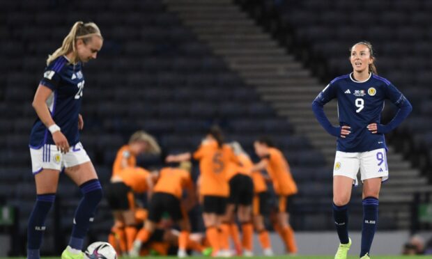 Scotland Women have failed to qualify for the 2023 World Cup after a defeat to Republic of Ireland. (Image: SNS)