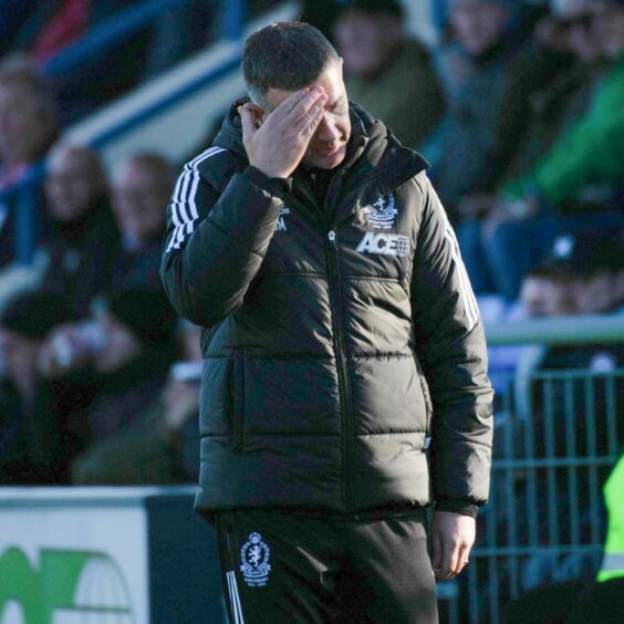 Cove Rangers manager Jim McIntyre. Image: SNS