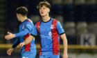 Caley Thistle defender Matthew Strachan, 17, is a contender to start against Hamilton on Saturday. Image: Paul Devlin/SNS Group