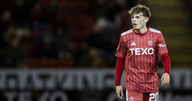 Aberdeen's Leighton Clarkson during the 4-1 Premier Sports Cup defeat of Partick Thistle.