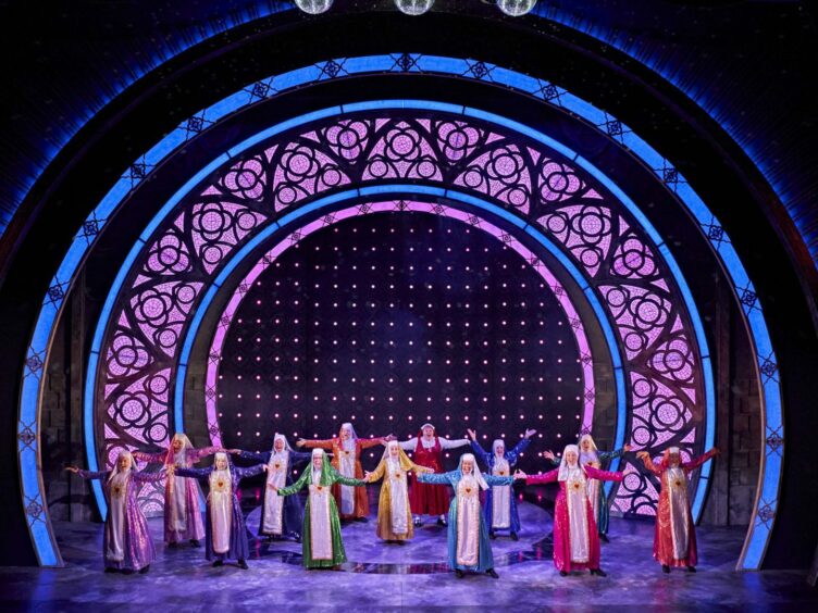 A scene from Sister Act which is heading for Aberdeen's HMT.