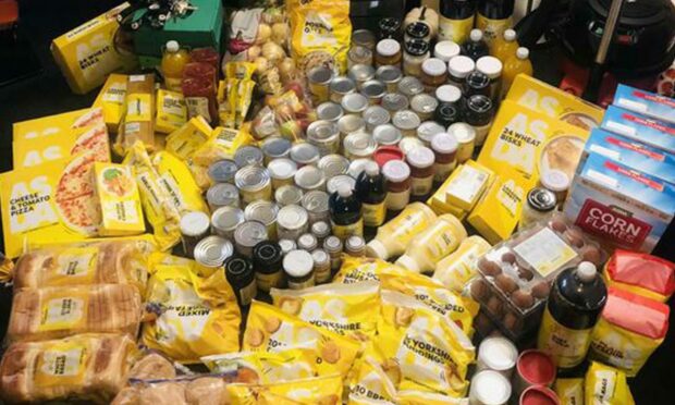 Until now the two food sheds on Druid Road have been filled with supplies for anyone facing a food crisis. Image: Facebook/ Inverness Community Food Shed.
