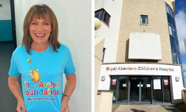 Lorraine Kelly has been appointed patron of the Archie Foundation. Image: Archie Foundation/DC Thomson.