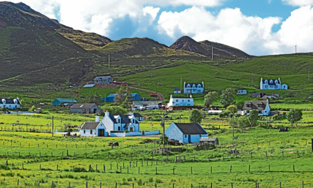Up to 63% of homes in the Highlands are not connected to the gas grid. Image: Shutterstock