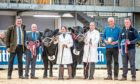 Overall champion Keirsbeath Kryptonite, left, and reserve Rulesmains Pegasus. Picture by Wullie Marr.