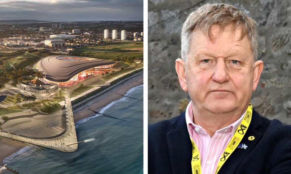 Aberdeen City Council co-leader Alex Nicoll urged his SNP councillors to "carefully consider" whether to attend the Aberdeen FC stadium briefing. He was "happy" for them to go, despite announcing he would not attend due to potential planning issues further down the line. Image: Chris Donnan/DC Thomson.