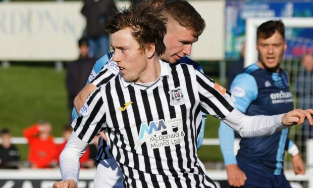 Striker Kane Hester has opted to move on from League Two side Elgin City after joining the club in January 2019, scoring 84 goals. Image: Bob Crombie