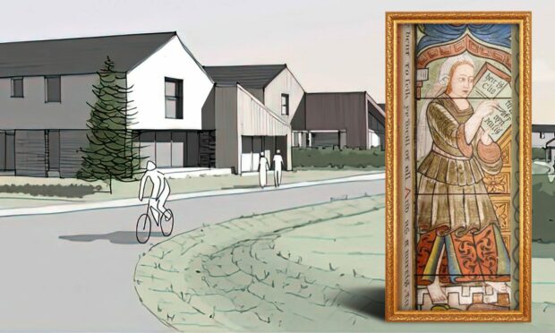 Three streets at the new eco village in Banchory will be named after muses featured in Crathes Castle paintings. Image: Aberdeenshire Council/Roddie Reid/DC Thomson