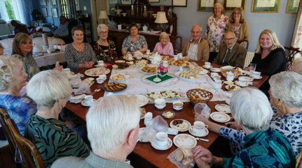 Re-engage groups from across the north-east came together to enjoy a tea party in Brechin. Image: Shonagh Kane.