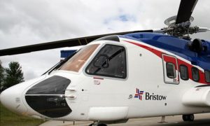 A Bristow Sikorsky S-92 helicopter.