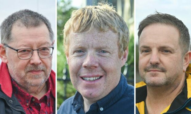 Buckie by-election candidates Les Tarr, Tim Eagle and John Stuart were quizzed on four key issues.