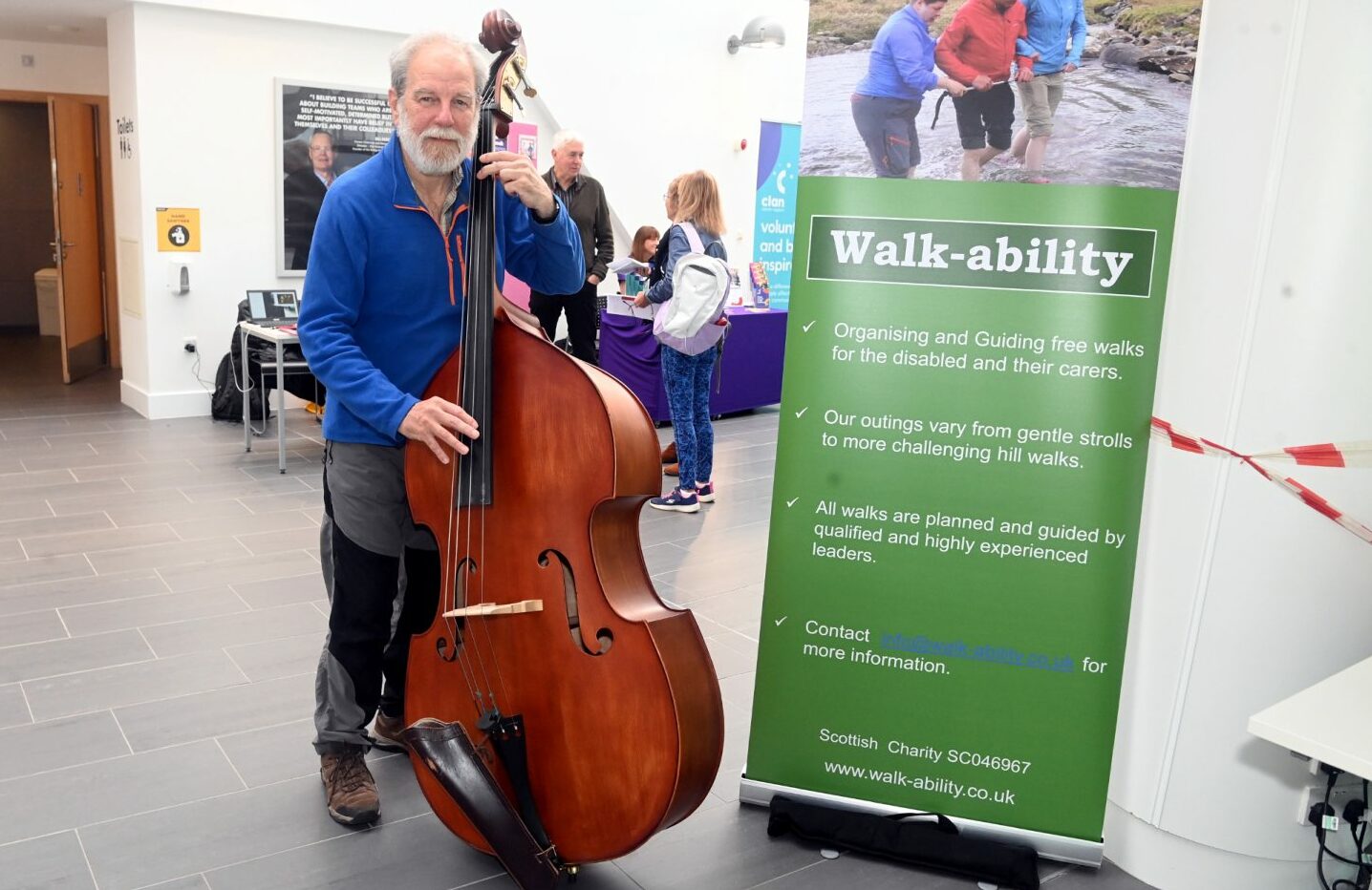 David has spoken about his experience for World Stroke Day. Image: Chris Sumner/ DC Thomson