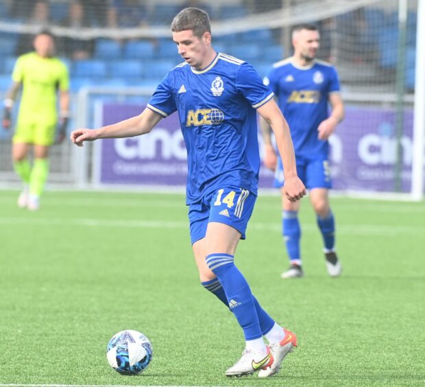 Charlie Gilmour is on loan at Cove Rangers from St Johnstone. Image: Chris Sumner/DC Thomson