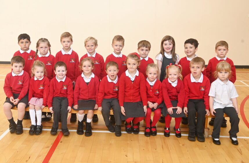 Class P1/A at Meldrum Primary School