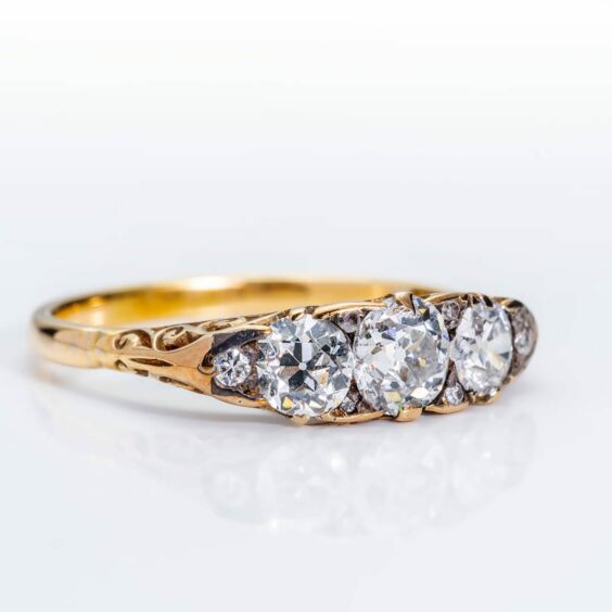 Gold ring with diamonds from McCalls, Aberdeen