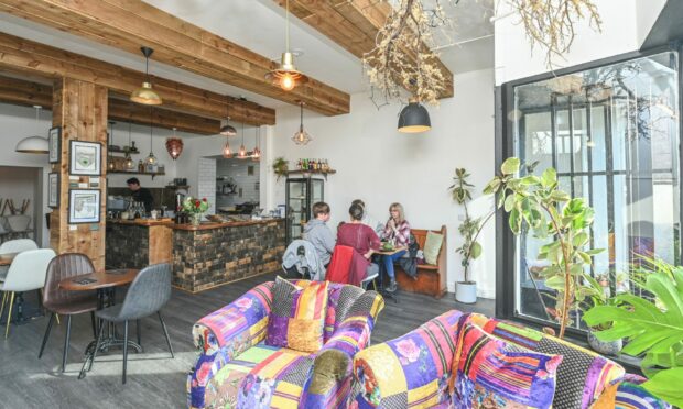 Inside Utopia Cafe in Inverness, which is among the city's most Instagrammable spots.