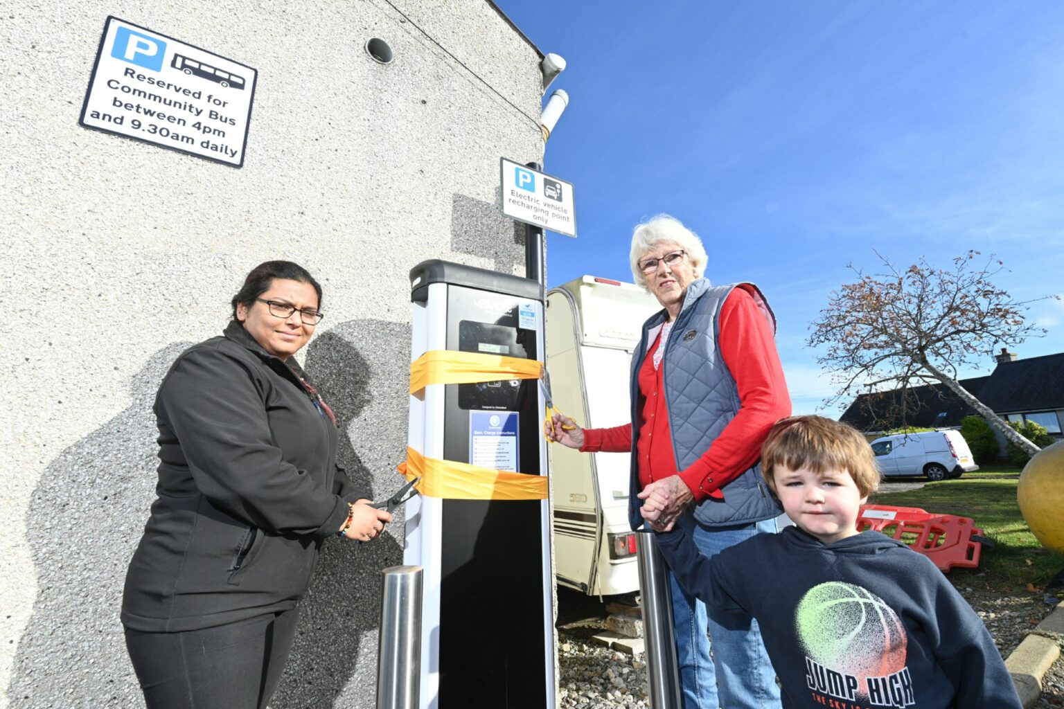 Black Isle electric bus charger helps reduce public transport issues