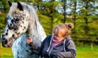 Jacqueline Fraser with her horse Randall. Image: Jacqueline Fraser