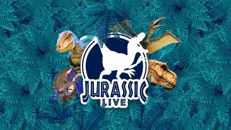 Jurassic live logo for the P&J Live show.