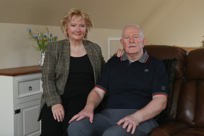 George Murdoch's nephew Alex McKay and his wife Robina. 