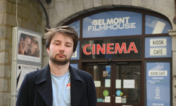 Owner of the Faffless cafe, Craig Thom, wants to buy the Belmont Filmhouse and save as many of the 20 jobs lost as possible. Picture by Kenny Elrick