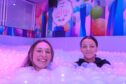 Nicole Anderson and Kiesha McGillivray in the 3 Mad Hatters ball pit. Image: Kenny Elrick/DC Thomson