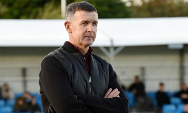 Cove Rangers manager Jim McIntyre. Image: Kenny Elrick/DC Thomson
