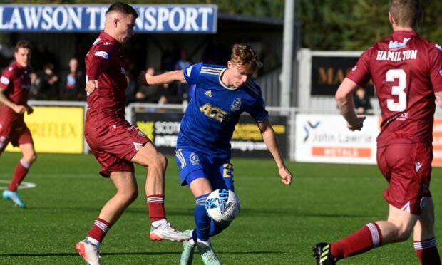 Cove Rangers midfielder Cieran Dunne. Image: Kenny Elrick/DC Thomson