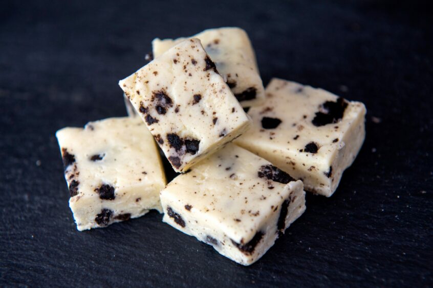 The Oreo inspired fudge is a big hit with customers.