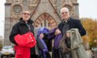 Father Roger Dyer and Reverend Canon Terry Taggart at St. Mary's Episcopal Pro-cathedral will be accepting coats and jackets, as well as scarves, hats and gloves, every Wednesday and Saturday. Image: Kath Flannery / DC Thomson.