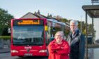 Garthdee Community Councillor Margaret Forrest, pictured with her husband Gavin, is furious with First Bus about the way they're serving the Garthdee community. Photo: Kami Thomson.