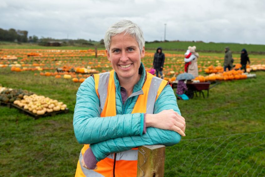 Jenny Fyall at Udny Pumpkins