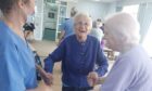 Lorna Alexander, 92, enjoys singing to others at Glenisla Care Home. Image: Glenisla Care Home