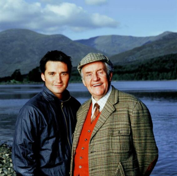 BBC at 100: Two men in front of Loch Laggan