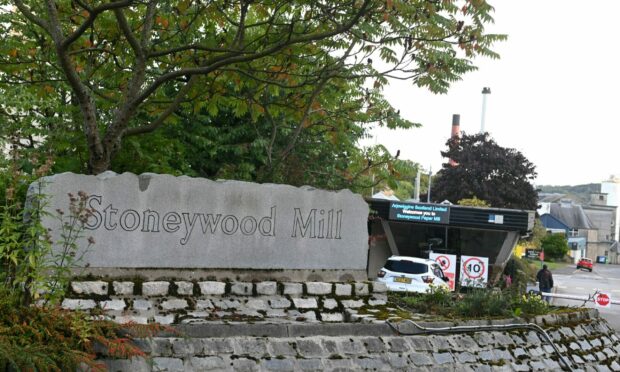 Stoneywood paper mill went into administration last month, leaving hundreds of workers without a job. Image: Paul Glendell/DC Thomson.