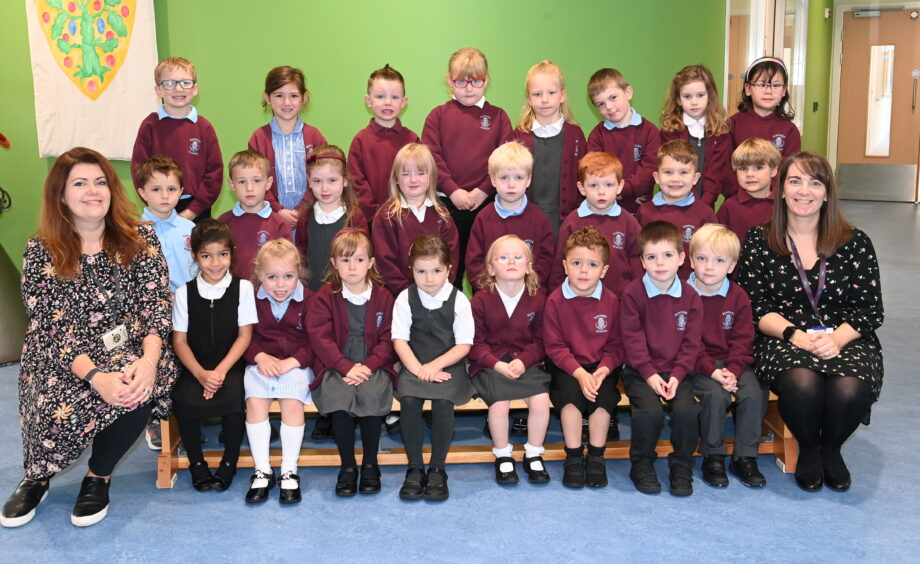 The P1K class at Kintore School