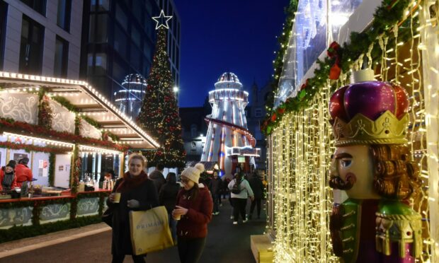 Aberdeen Christmas Village will return next month. Image: Kenny Elrick / DC Thomson.