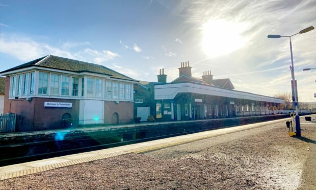 Stonehaven Railway Station.  Picture by Kami Thomson / DCT Media