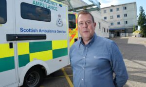 Picture by SANDY McCOOK 1st September '22 CR0037709 Belford HMike Hayward, Deputy Chief Officer NHS Highland Acute Services.