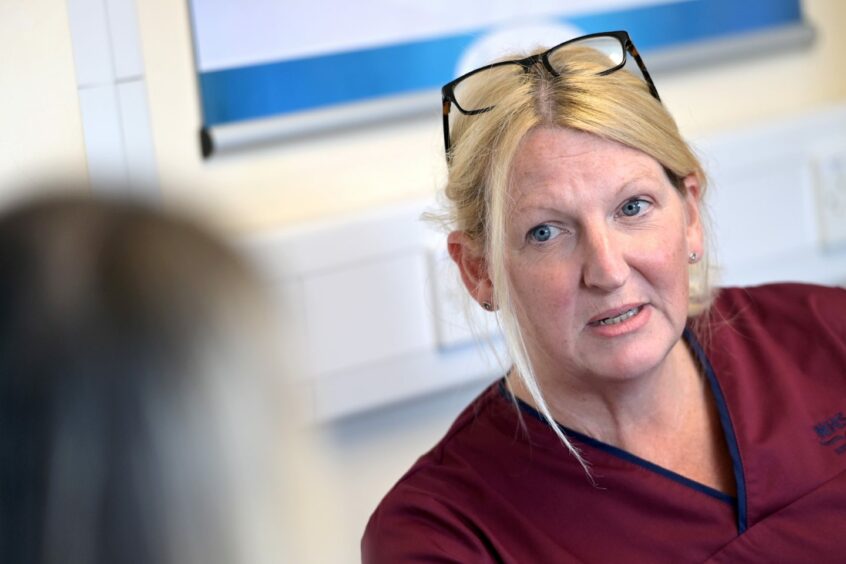 Clinical nurse manager Aileen Maclean says space is an issue in the A&amp;E department.