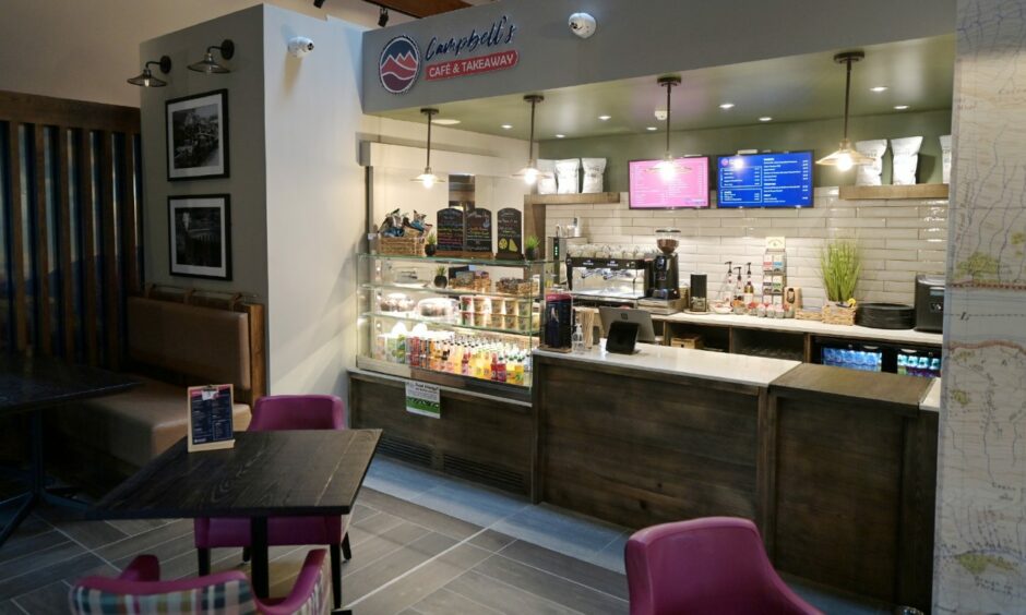 Campbell's cafe offers both sit in and takeaway options