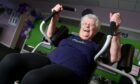 Peggy Mackintosh, aged 90, attends two sessions of Curves fitness every week in the city. Image: Sandy McCook/ DC Thomson.