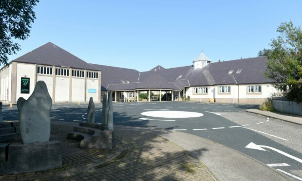 Gairloch High School which has now reopened