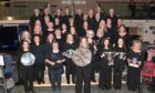The Oban Gaelic Choir with their conductor Sileas Sinclair with the Lovat and Tullibardine Shield, the premier choral event of the week. Image: Sandy McCook/ DC Thomson.